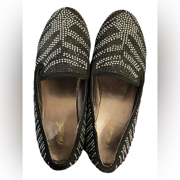 Wanted Black Rhinestone Loafers – Size 10 - Picture 5 of 10